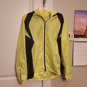 Brooks Women's Lightweight Neon Yellow Running Full Zip Jacket Size S